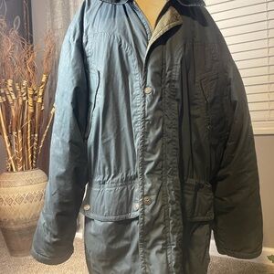 Field and Stream Sapper Waxed Cotton Jacket Men XXL Blue Waterproof Field Coat
